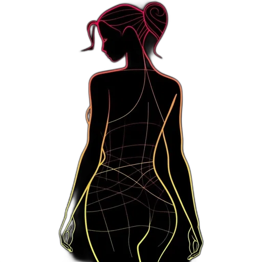 dress, jacket, jewelry, hair transparent PNG cut-out