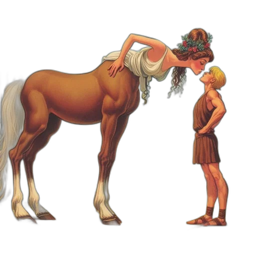 animal, hat, mask, staff transparent PNG cut-out