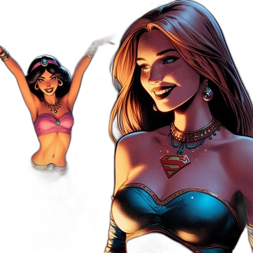 jewelry, comic book art, concept art, fantasy art transparent PNG cut-out