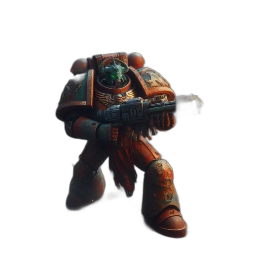 robot, weapon, staff, creature transparent PNG cut-out