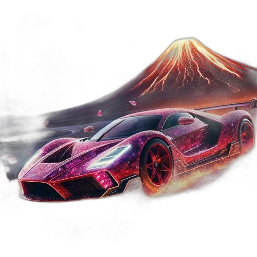 car, weapon, concept art, photorealistic transparent PNG cut-out