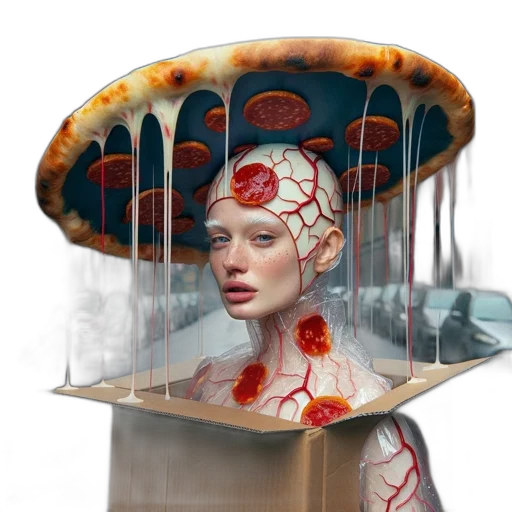 umbrella, food, face, hat transparent PNG cut-out