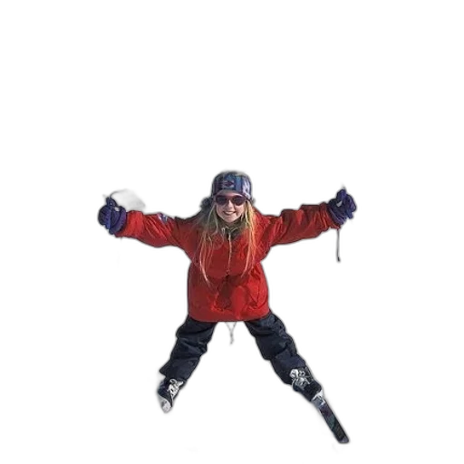 jacket, staff, woman, red transparent PNG cut-out