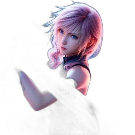 dress, robot, face, staff transparent PNG cut-out