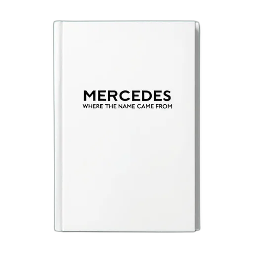 book, cover, title, mercedes transparent PNG cut-out