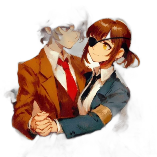 mask, jacket, staff, animal transparent PNG cut-out