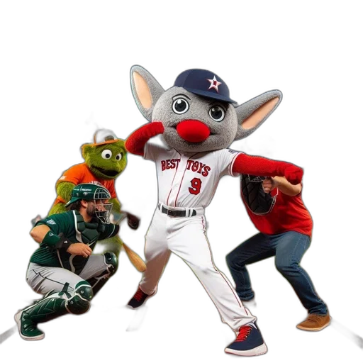 animal, creature, bustling, baseball transparent PNG cut-out