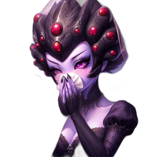 mask, crown, creature, face transparent PNG cut-out