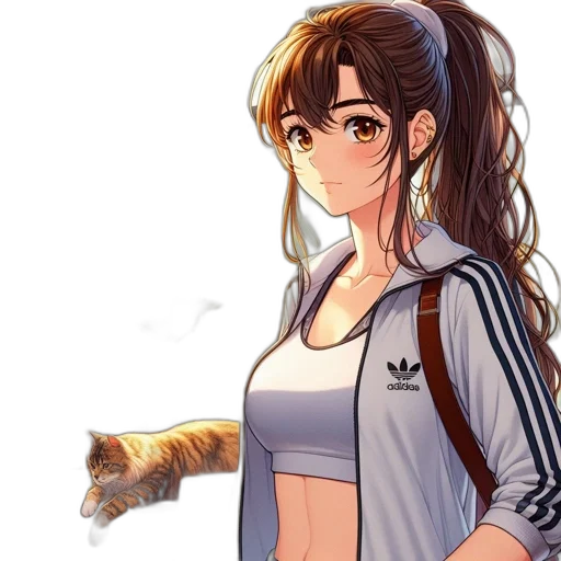weapon, staff, jacket, dress transparent PNG cut-out