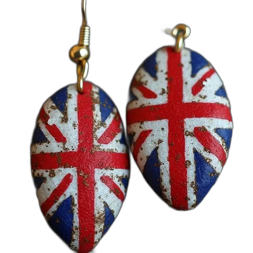 jewelry, pair, earrings, made transparent PNG cut-out