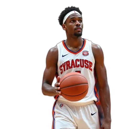 syracuse, basketball, player, white transparent PNG cut-out