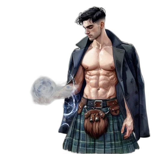 concept art, fantasy art, comic book art, cyberpunk transparent PNG cut-out