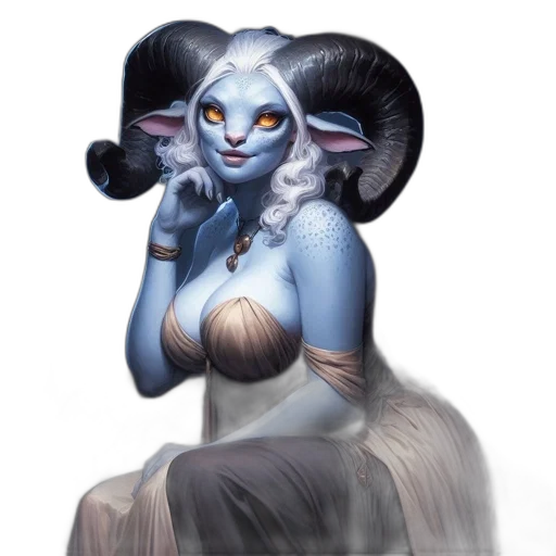 staff, creature, mask, fantasy art transparent PNG cut-out