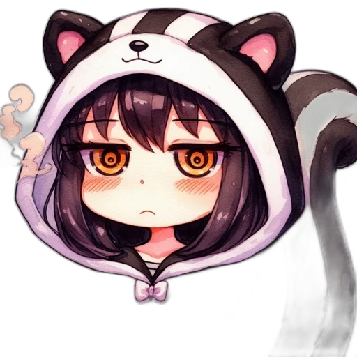 creature, animal, staff, hat transparent PNG cut-out