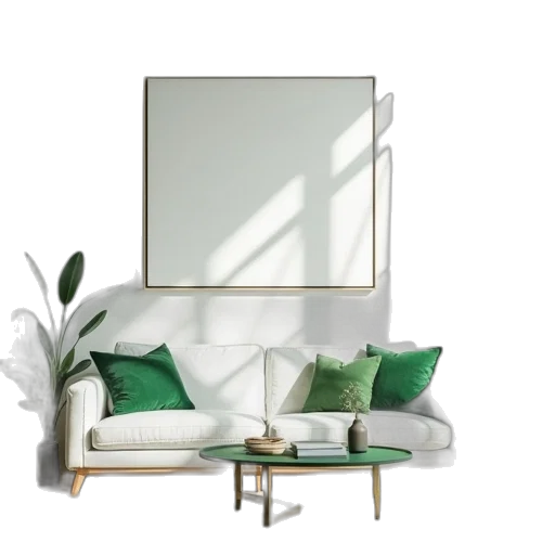 furniture, 3d render, photorealistic, concept art transparent PNG cut-out
