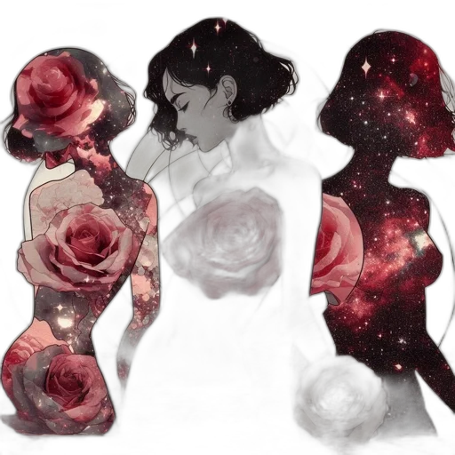 dress, flower, concept art, watercolor transparent PNG cut-out