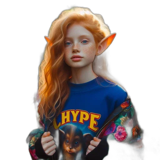 dragon, creature, face, jacket transparent PNG cut-out