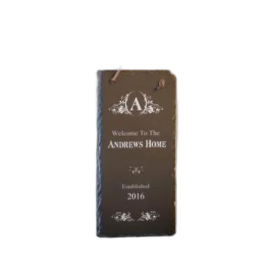 slate, sign, inscription, welcome transparent PNG cut-out