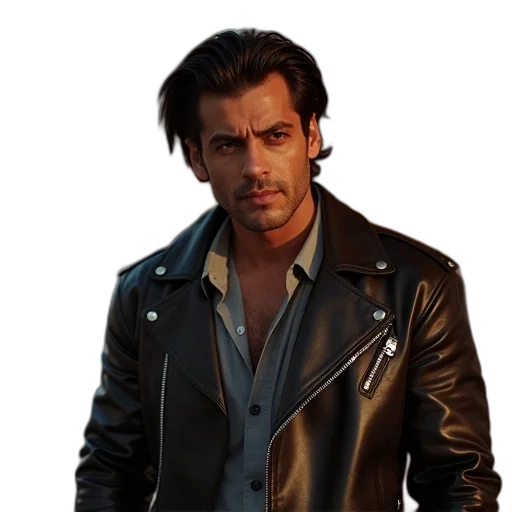 jacket, photorealistic, concept art, 3d render transparent PNG cut-out