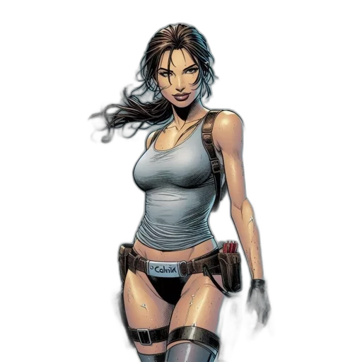 comic book art, concept art, fantasy art, pixel art transparent PNG cut-out