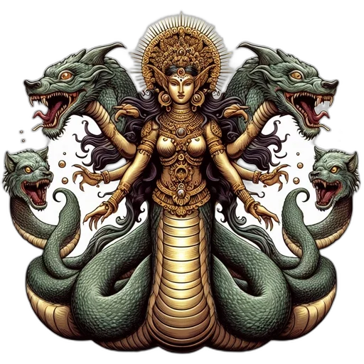 dragon, creature, staff, fantasy art transparent PNG cut-out