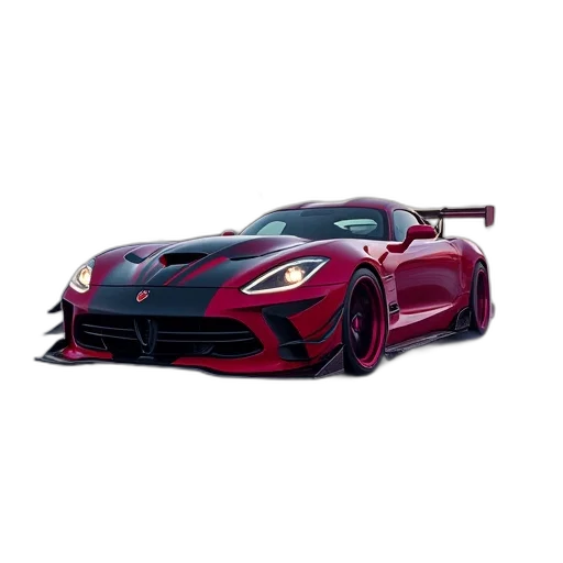 car, weapon, 3d render, photorealistic transparent PNG cut-out