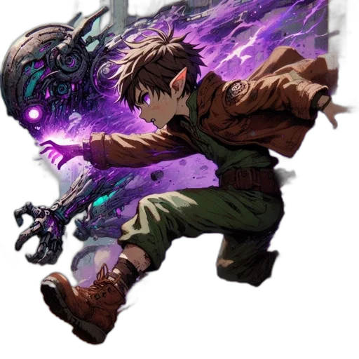 dragon, staff, weapon, creature transparent PNG cut-out