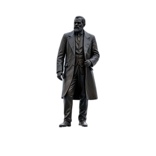 jacket, staff, 3d render, concept art transparent PNG cut-out