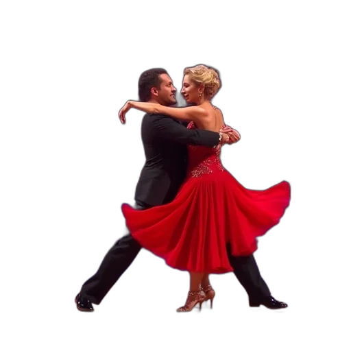 dress, photorealistic, dancing, partner transparent PNG cut-out