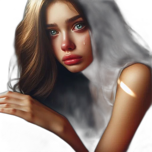 face, mask, hair, dress transparent PNG cut-out