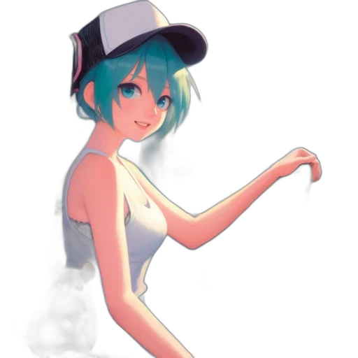 staff, hat, dress, robot transparent PNG cut-out