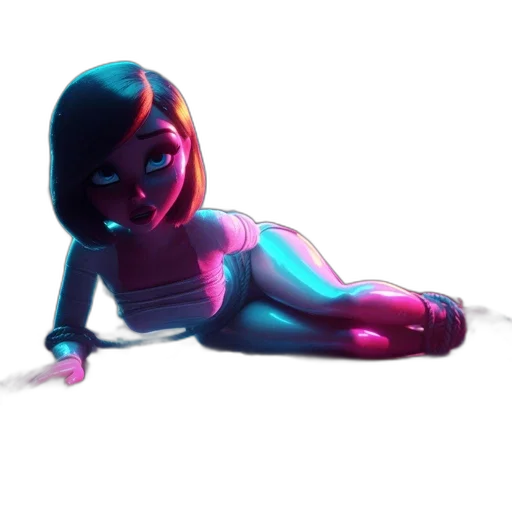 robot, creature, dress, staff transparent PNG cut-out
