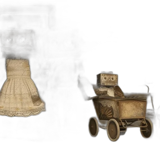 furniture, hat, robot, dress transparent PNG cut-out