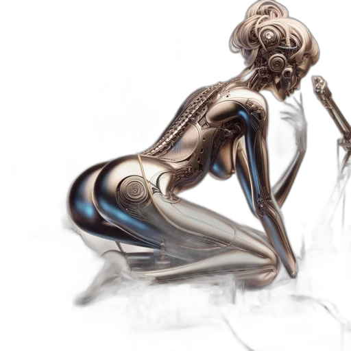 robot, jewelry, creature, concept art transparent PNG cut-out