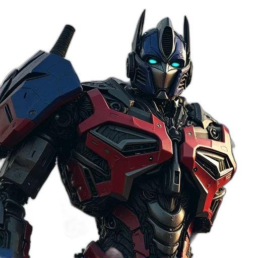 robot, weapon, concept art, 3d render transparent PNG cut-out