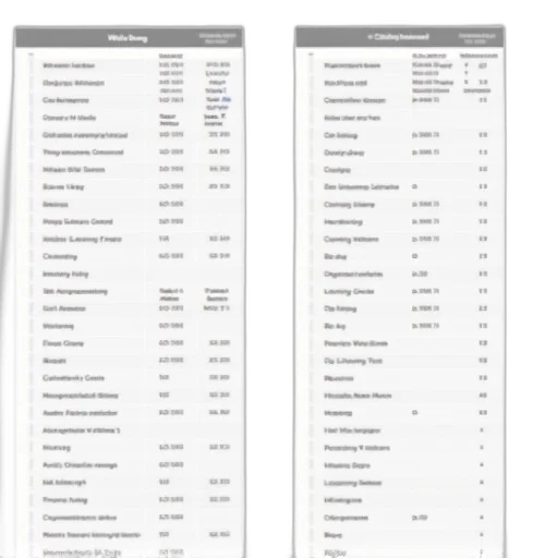 monochrome, table, two, columns transparent PNG cut-out
