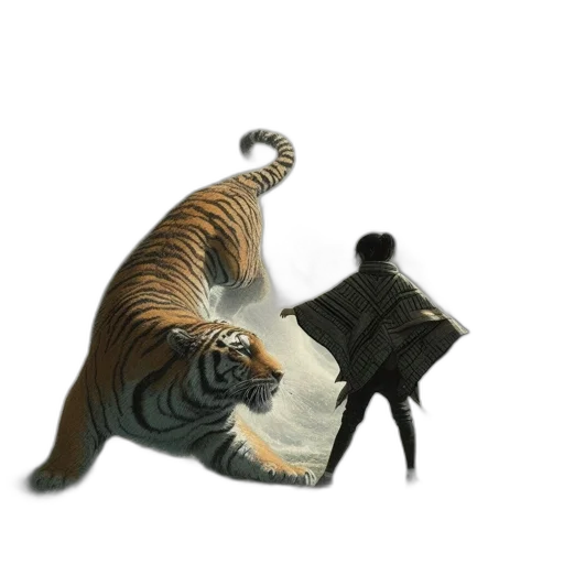 animal, creature, staff, weapon transparent PNG cut-out