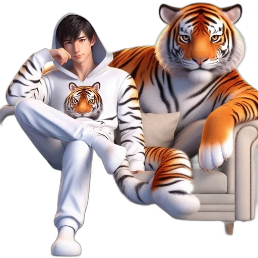 animal, furniture, creature, photorealistic transparent PNG cut-out