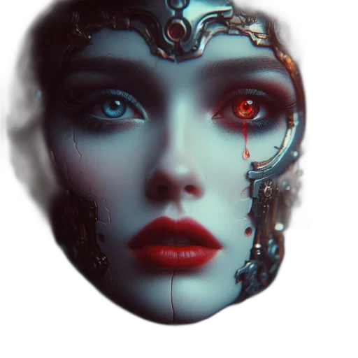 mask, face, robot, jewelry transparent PNG cut-out