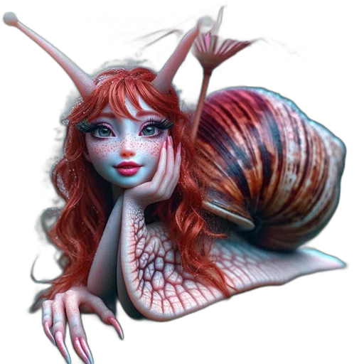 creature, fantasy art, concept art, 3d render transparent PNG cut-out
