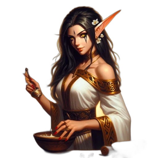 staff, jewelry, sword, fantasy art transparent PNG cut-out