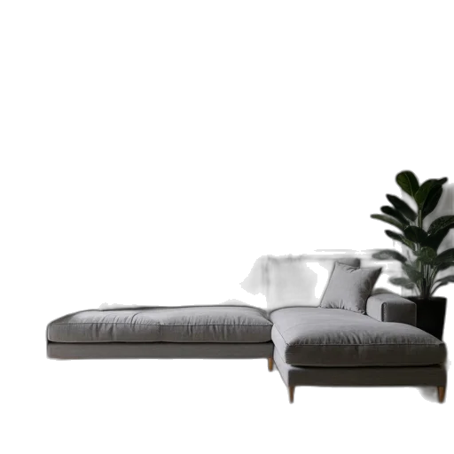 furniture, 3d render, photorealistic, concept art transparent PNG cut-out