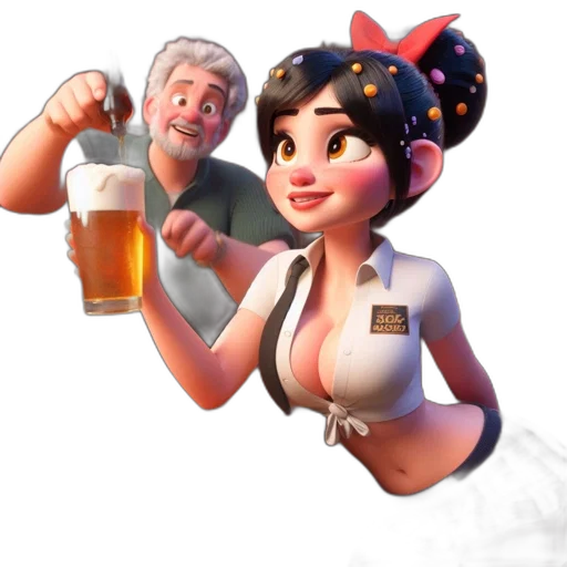 staff, concept art, 3d render, cartoon transparent PNG cut-out