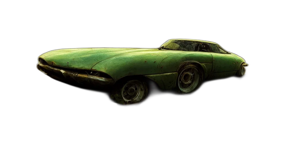 car, weapon, 3d render, photorealistic transparent PNG cut-out