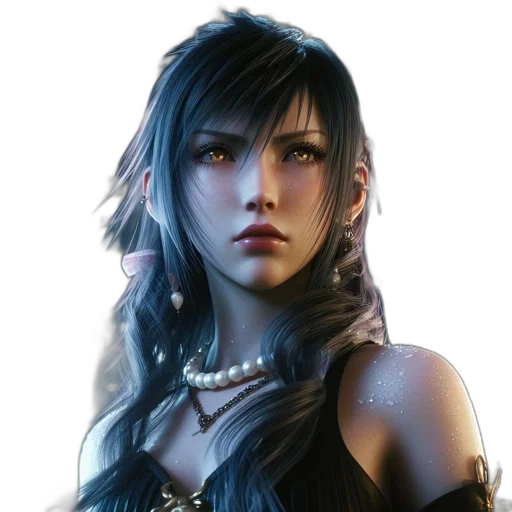 face, fantasy art, concept art, photorealistic transparent PNG cut-out
