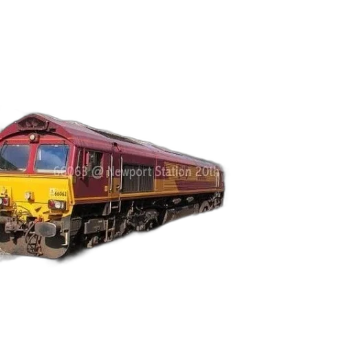 photorealistic, 3d render, red, train transparent PNG cut-out