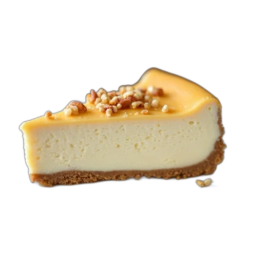 food, 3d render, golden, slice transparent PNG cut-out