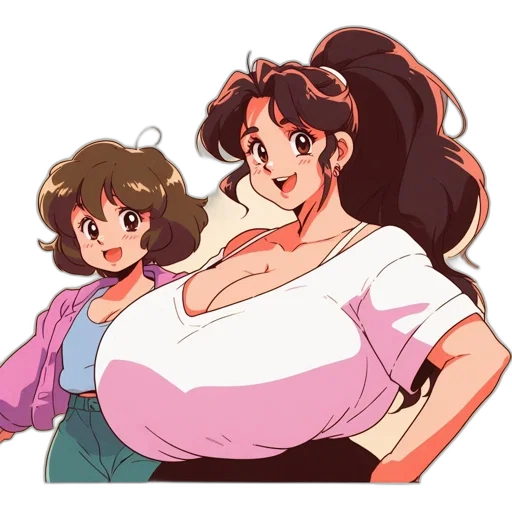 dress, concept art, vaporwave, anime transparent PNG cut-out