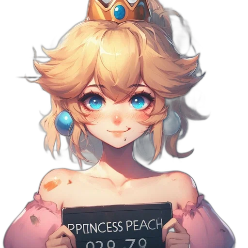 crown, dress, face, staff transparent PNG cut-out