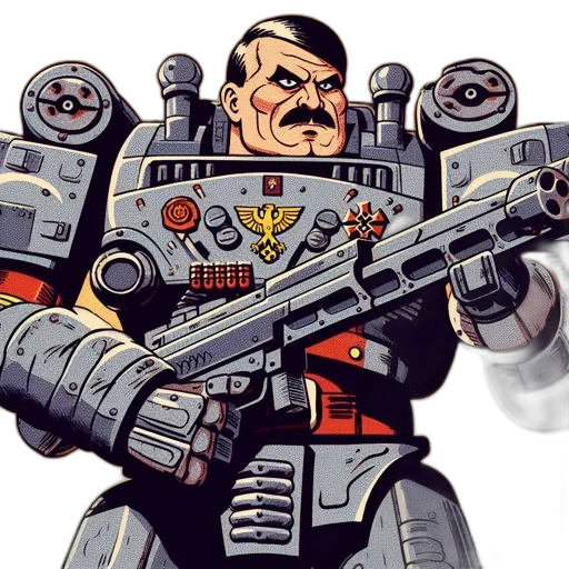 robot, weapon, concept art, comic book art transparent PNG cut-out